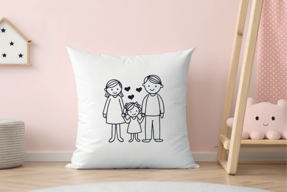 Cute Family Doodles Font - Preview 2