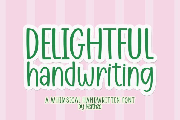 Delightful Handwriting Fonts
