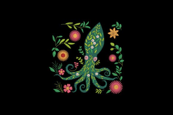 Floral Squid