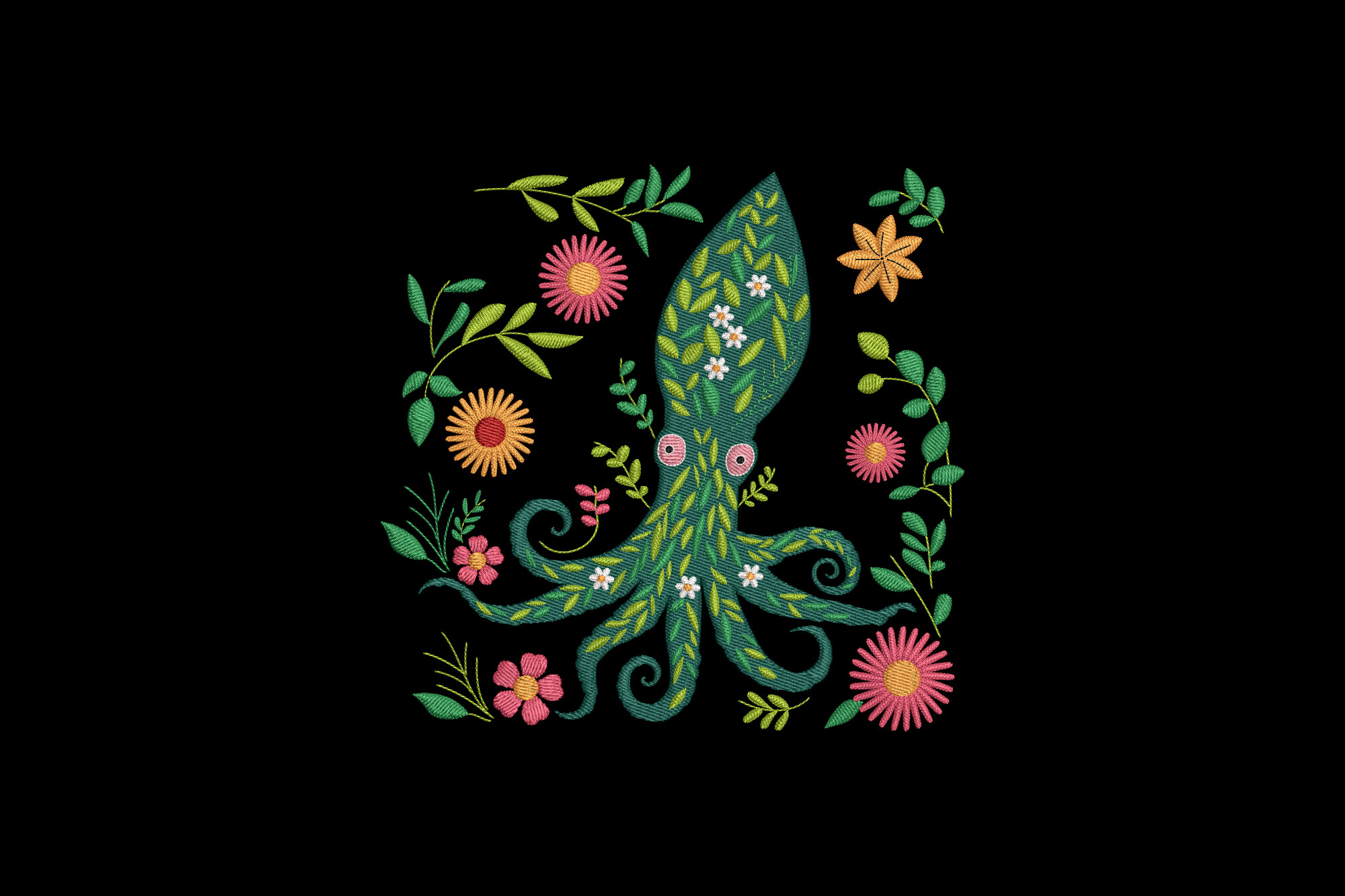 Floral Squid