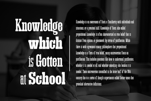 Getup Ultra Condensed Font - Preview 2