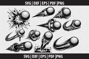 Golf Motion Svg Vector Graphic by Jennadesignsstore · Creative Fabrica