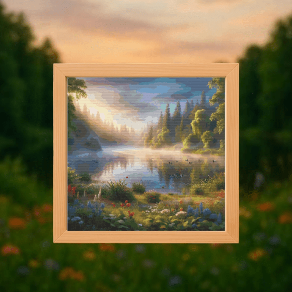 🌅Morning Glow Cross Stitch Pattern