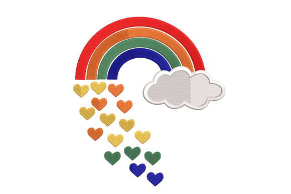 Rainbow Heart Shower – Cute Kids