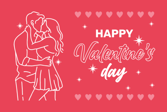 Romantic Couple Valentine's Day Banner