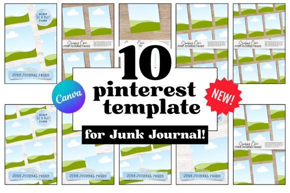 10 Junk Journal Pinterest Pin