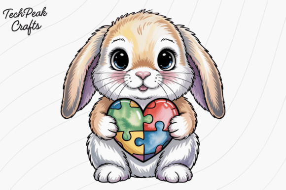 Autism Bunny Png Graphics