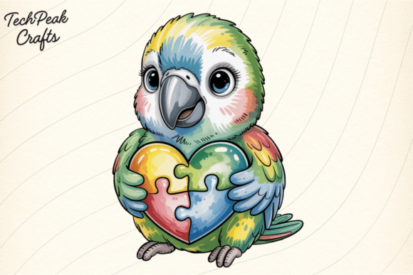 Autism Parrot Png Graphics