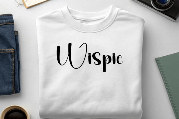 Baby Whisper Font PNG with transparent background - Preview 1