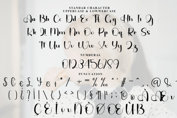 Baby Whisper Font PNG with transparent background - Preview 5