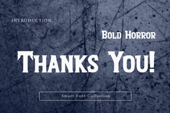Bold Horror Font - Preview 2