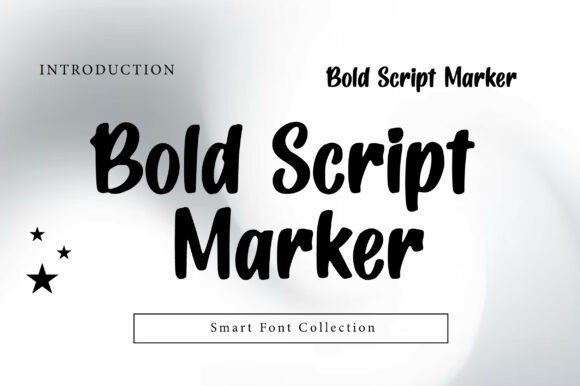 Bold Script Marker Czcionki Skryptowe Czcionka Przez Wow Magic