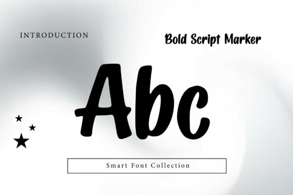 Bold Script Marker Font - Preview 1
