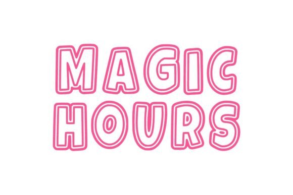 Bubble Outline Font - Preview 1