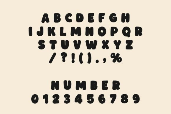 Bubble Super Font - Preview 5