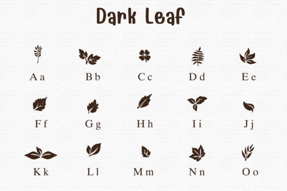 Dark Leaf Font - Preview 1