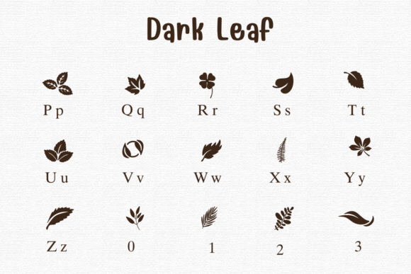 Dark Leaf Font - Preview 2