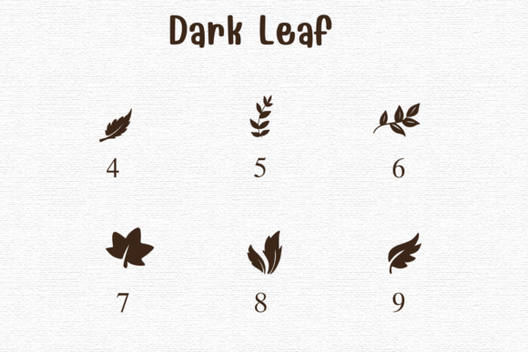 Dark Leaf Font - Preview 3