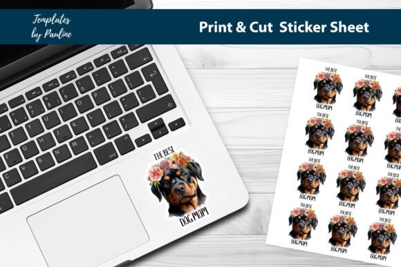 Dog Sticker Sheet, Rottweiler Sticker