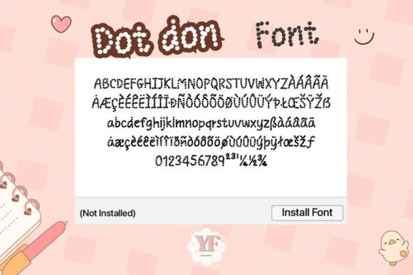 Dot Don Font - Preview 6