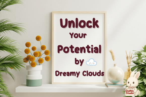 Dreamy Clouds Font - Preview 6