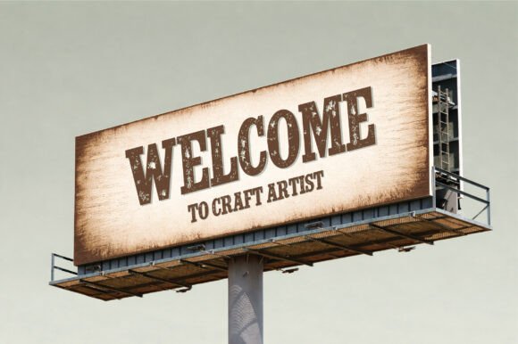 Dust Stamp Font - Preview 2