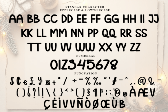 Fancy Christmas Font - Preview 4