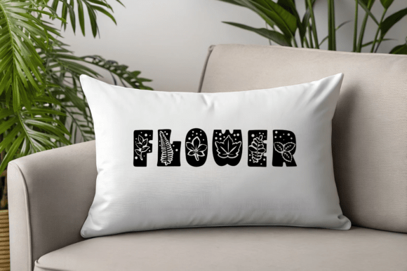 Floral Leaves Font - Preview 2