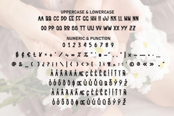Flower Sister Font font preview - 6