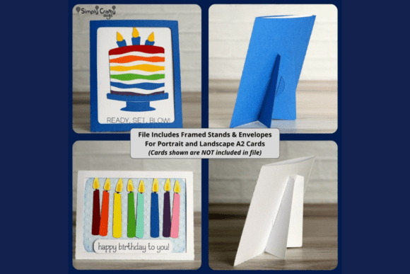 Framed A2 Card Stand SVG