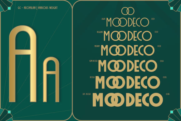 Gc Neomilan Font PNG with transparent background - Preview 2