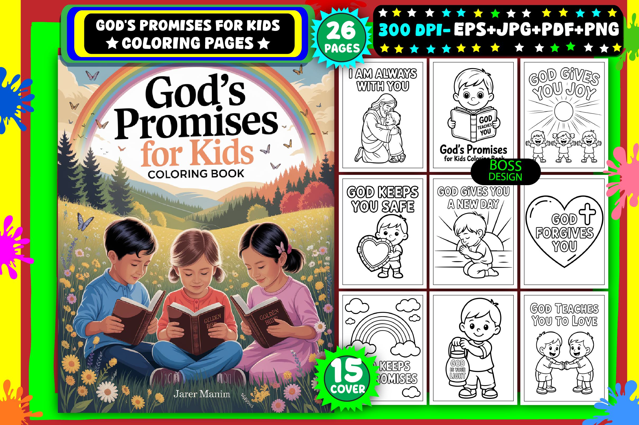 God's Promises for Kids Coloring Pages