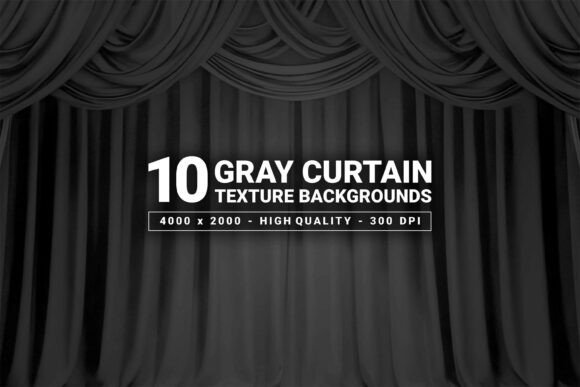 Gray Curtain Texture Background