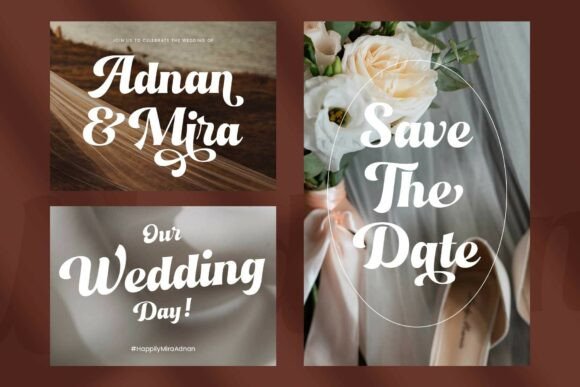 Hendika Font PNG with transparent background - Preview 1