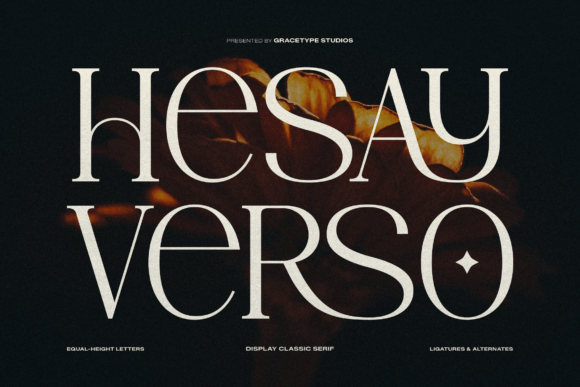Hesay Verso Fuentes Serif Fuente Por Gracetypestudio