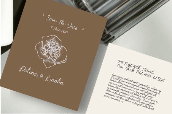Lavendary Ground Script Font PNG with transparent background - Preview 3