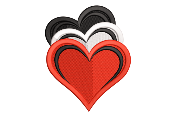 Layered Hearts Stack – Valentine