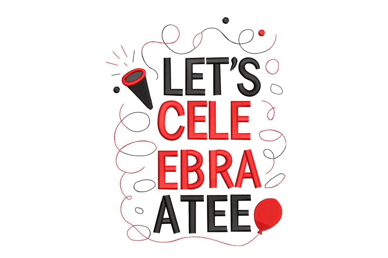 Let’s Celebrate – Streamers & Balloon