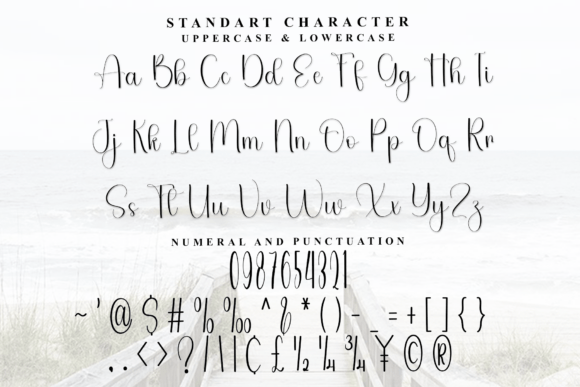 Natalia Delightful Font PNG with transparent background - Preview 4