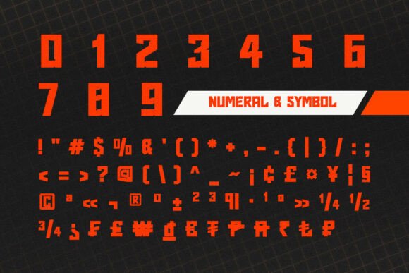 Norezo Font PNG with transparent background - Preview 2