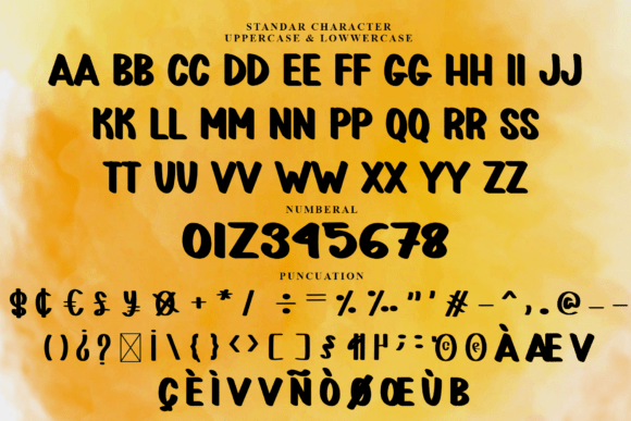 Offensive Grunge Font PNG with transparent background - Preview 4