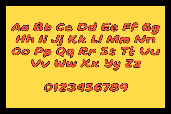 Popskot Font PNG with transparent background - Preview 5