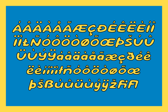 Popskot Font PNG with transparent background - Preview 6