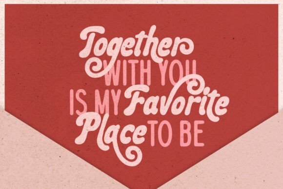 Romantic Aura Duo Font PNG with transparent background - Preview 1
