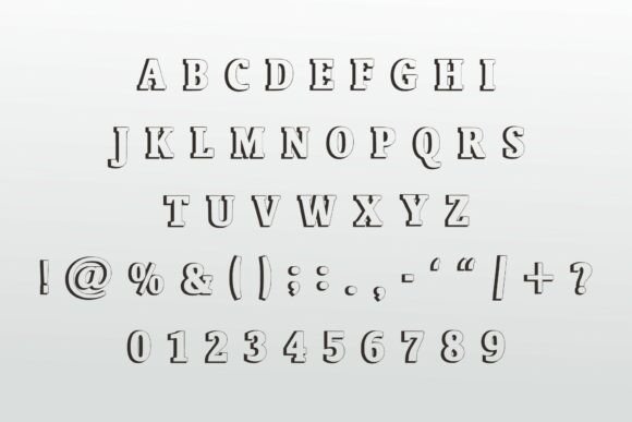Senior College Font PNG with transparent background - Preview 4