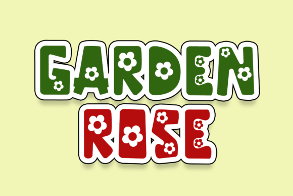 Smart Daisys Font PNG with transparent background - Preview 1