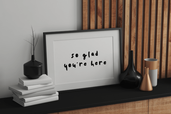 So Glad You're Here Entryway Wall Art