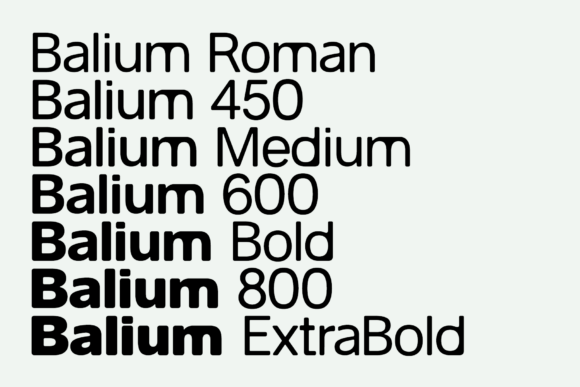 Balium Font PNG with transparent background - Preview 2