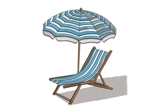 Beach Chair & Umbrella