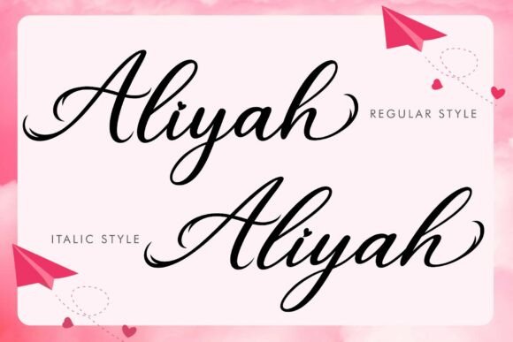 Beautiful Dealove Font PNG with transparent background - Preview 1